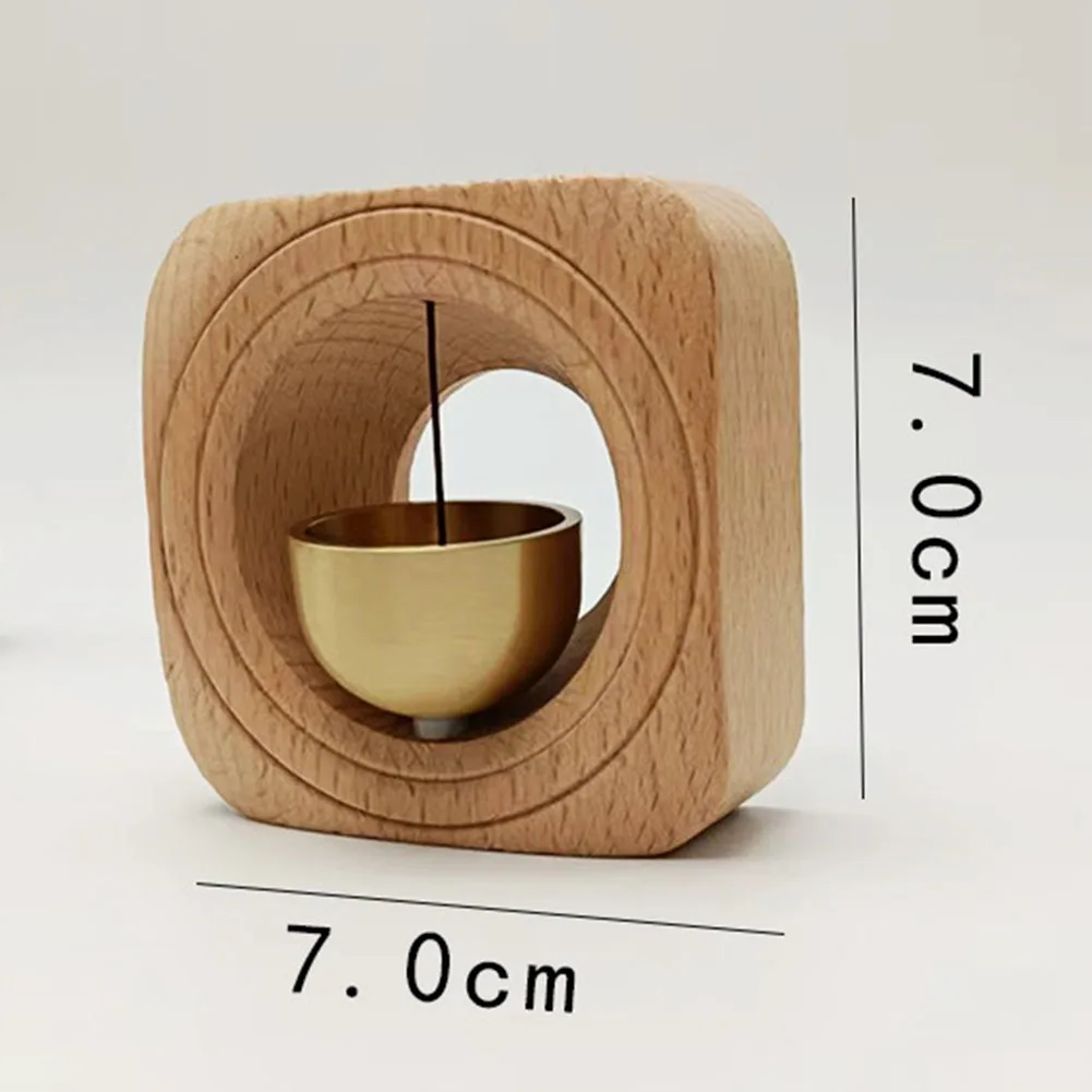 Wind Chime Doorbell Japanese Wooden Wind Chimes Entrance Doorbell Door Bell Wind Bell For Coffee Shops Home Opening Hanging Decorations