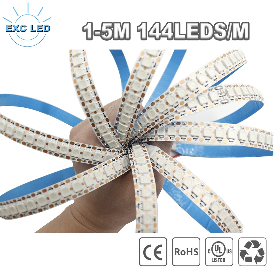 WS2815B Individual DC12V RGB Pixel LED Strip SMD5050 60leds/m Programmable  Magic Addressable Flexible Led Strip Light from China Factory - Ledodm  Lighting Manufacturer S タイプ曲げ可能な WS2815 DC12V アドレス指定可能な RGB 5050 LED ストリップ 60leds M 5m 非
