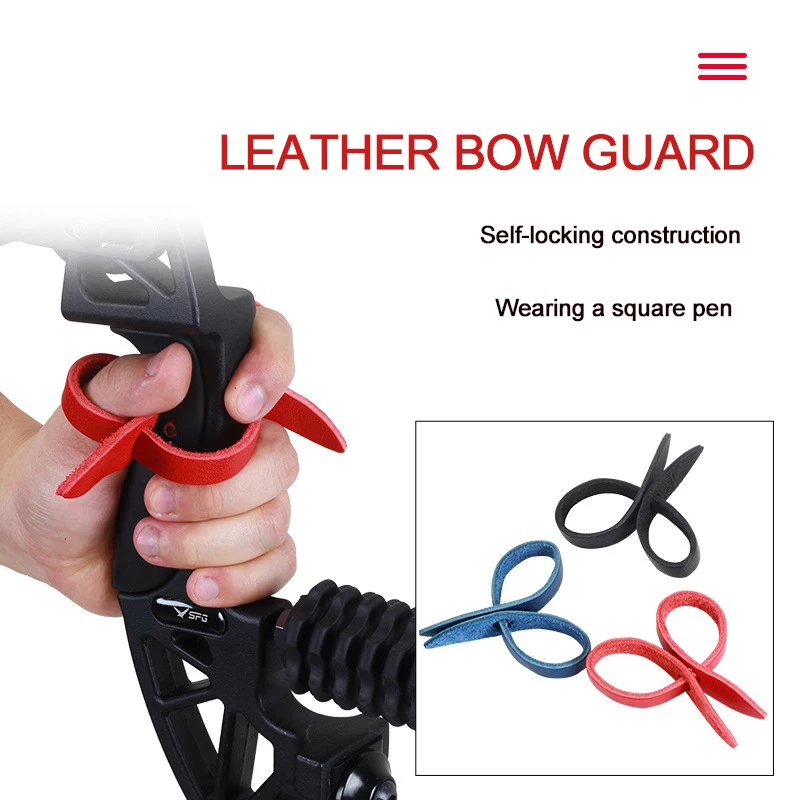 self locking structure bow rope straight drawn bow accessories strong toughness leather bow handle protective Self Locking Structure Bow Rope, Straight Drawn Bow Accessories, Strong Toughness, Leather Bow Handle Protective