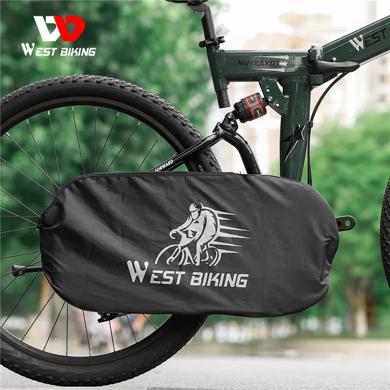 Bike Chain Protector WEST BIKING Bicycle Waterproof Dustproof MTB Road Bike Chainwheel Protection Cover