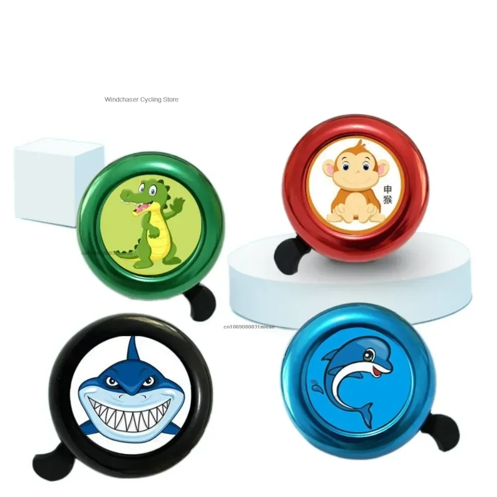 Bike Bell Bicycle Accessorie Stylish Adorable Unicorn Printed Bicycle Bells Decor Bike Bell Crisp Ring for Outdoor Children bicycle bell bicycle accessories