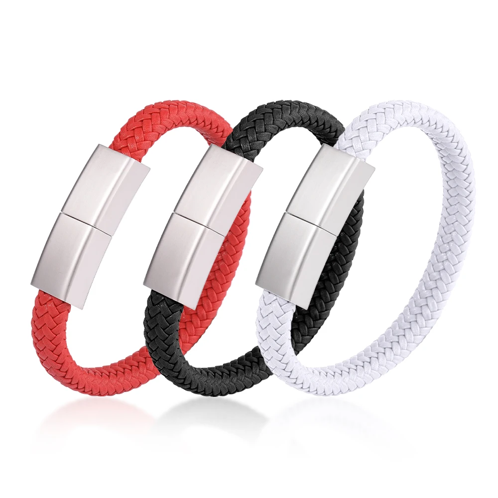 USB Flash Drive Flash Drive Bracelet USB Flash Drive 64GB 32GB 16GB 8GB Black Wristband Pen Drive Creative Gifts Memory Stick Water Proof External Storage