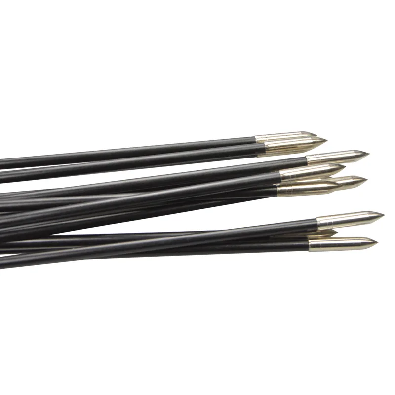 6/12pcs Archery Fiberglass Arrows OD 6mm Water Droped Rubber Vanes for Outdoor Sports Shooting Hunting archery arrows