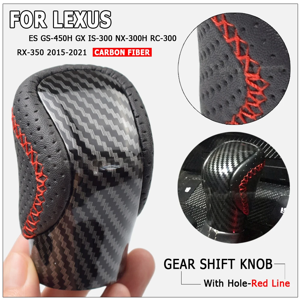 Am Leder Schaltknauf für Lexus es350 gs300 gs350 gx460 nx300 is250 is350 rx350 rc300 rc350 Pomo Arm Kugel schalt stift – Detail 18