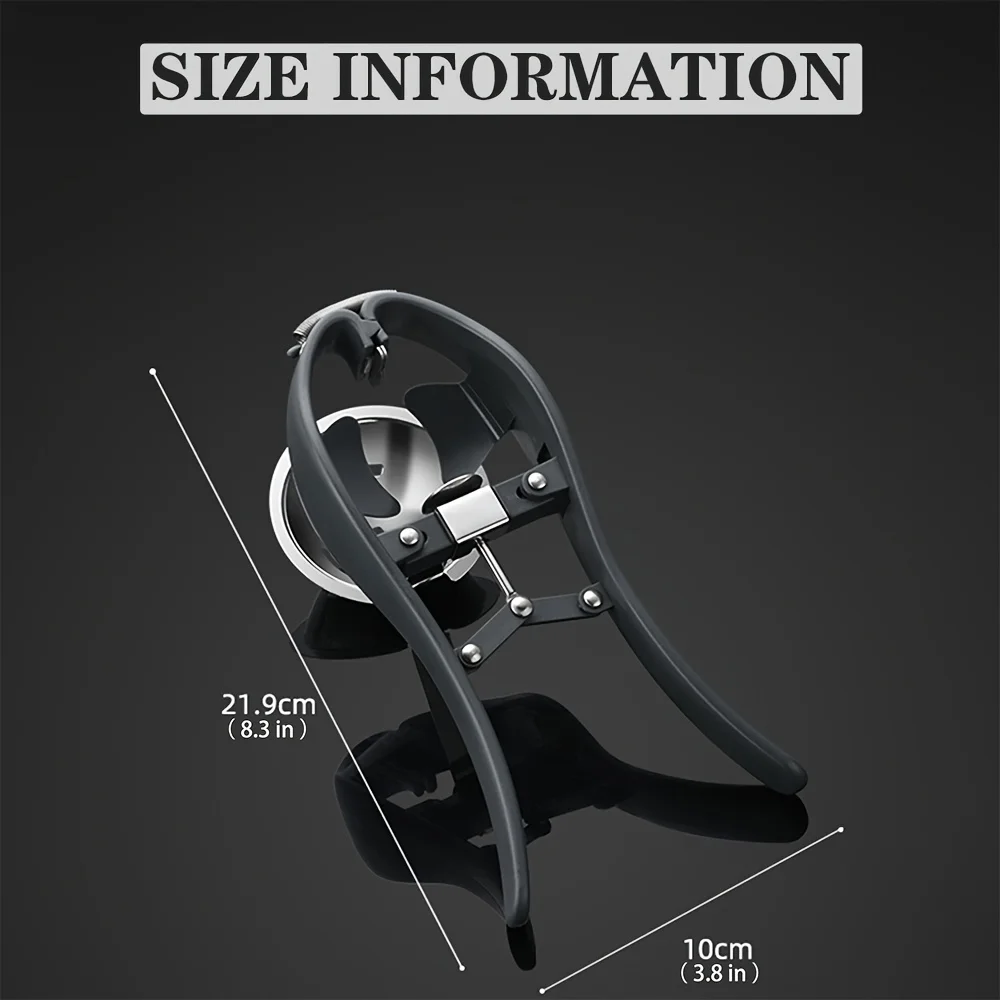 1pc Egg Cracker, Stainless Steel Egg Opener, Automatic Cracking Tool, Eggs Beater Tool, Handheld Opener, Easy Eggshell C