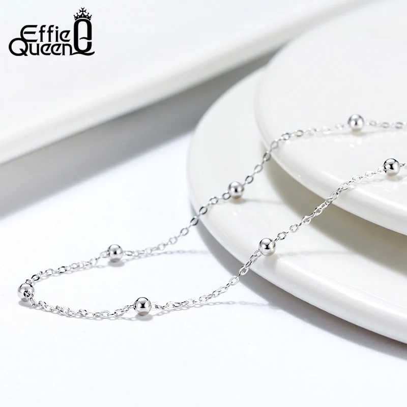 에피 퀸 2mm 3mm 비즈 링크 체인 목걸이 볼 비즈 체인 초커 목걸이 DIY 쥬얼리 칼라 SC43