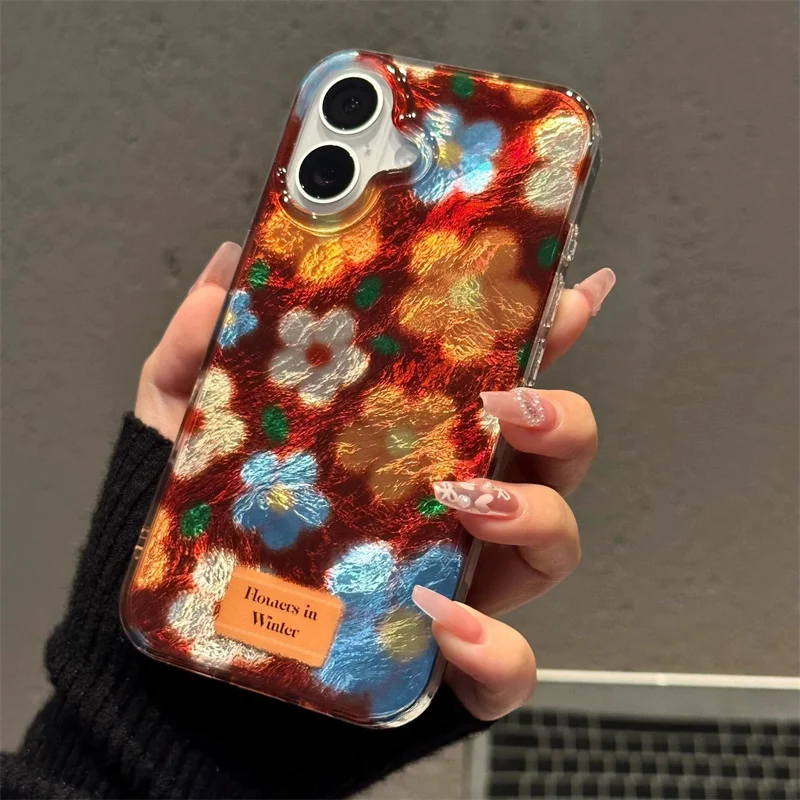 Vintage Floral Whirlpool Phone Case in Retro Style
