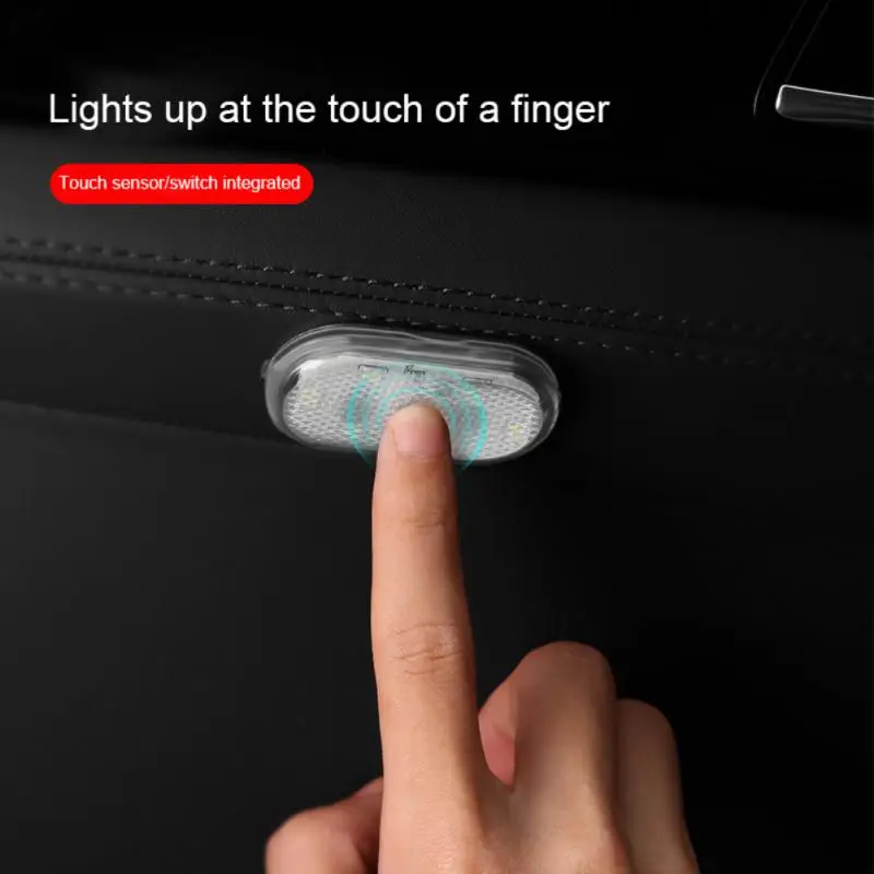 

Светодиодный Стайлинг автомобиля, ночная компактная USB-зарядка, Четырехцветная Автомобильная дверь, светодиодный датчик интерьера автомобиля, лампа для чтения с сенсорным экраном