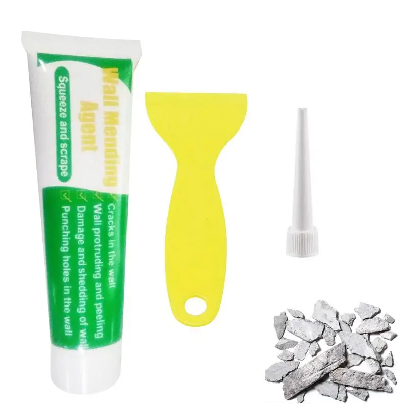 

Drywall Repair Kit Plaster Wall Repair Safe Spackle Wall Repair Kit With Scraper Plaster Scratch Wall Mending Agent Quick And