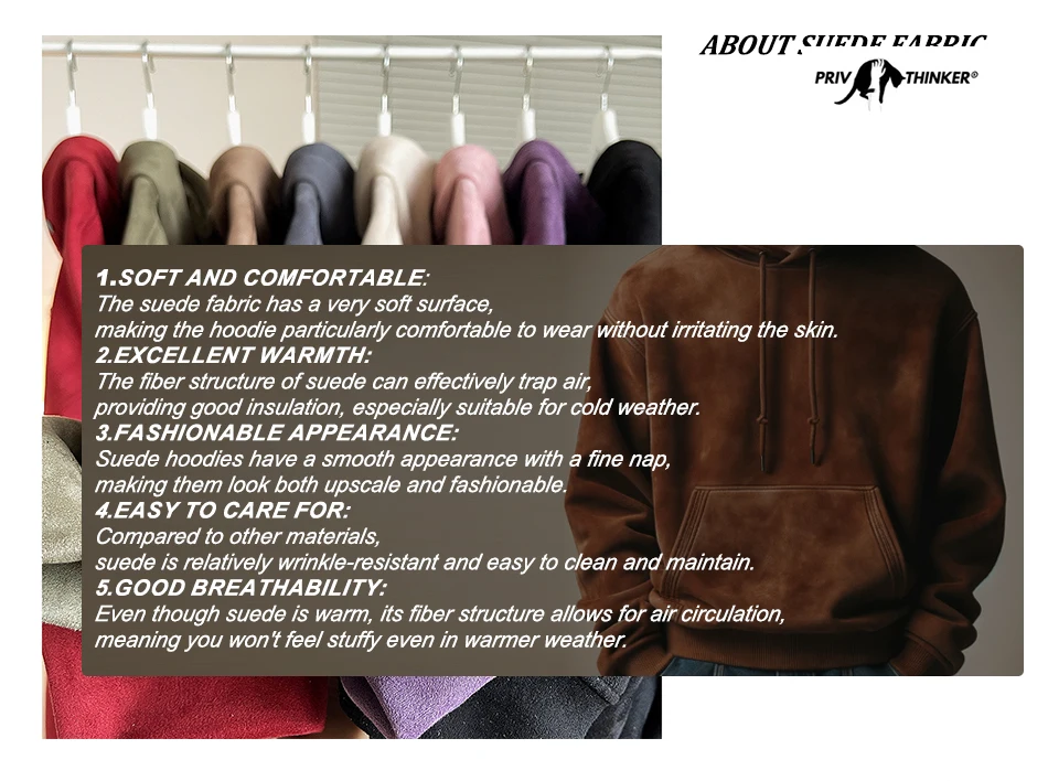 Description Picture 5 of itemsoft Suede sweatshirts Men Baggy street vintage poker Graphic Pullovers Autumn new Hoodies Hip Hop Oversized Harajuku Male Tops