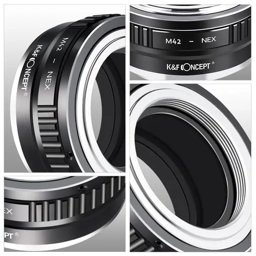 K&F Concept for M42 Lenses to Sony E Camera Mount Lens Adapter Compatible with Sony E A5000 A6000 A6400 a7S II a7R II a7R III - Image 5