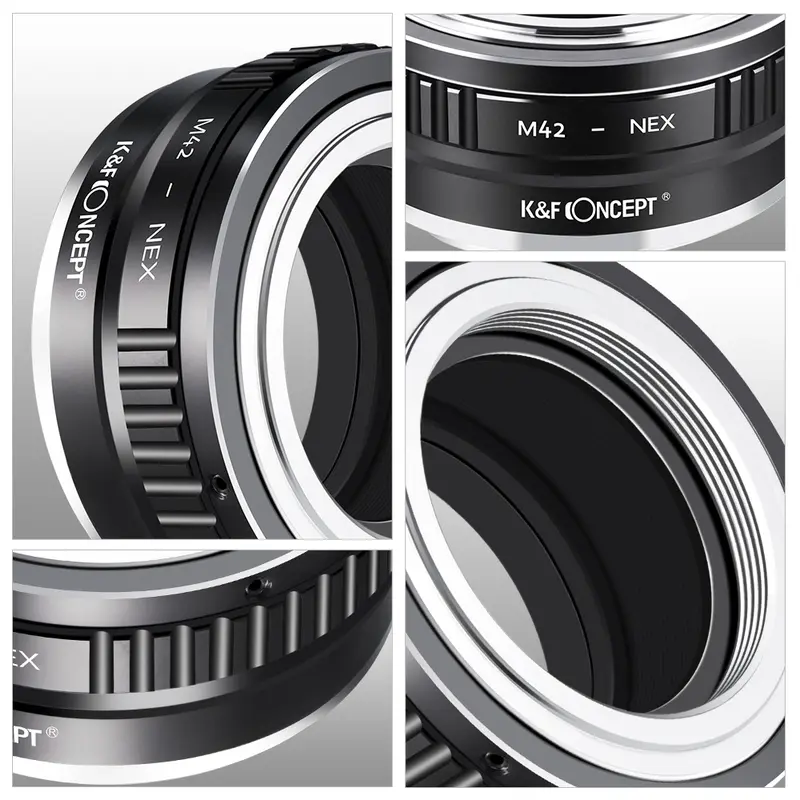 K&F Concept for M42 Lenses to Sony E Camera Mount Lens Adapter Compatible with Sony E A5000 A6000 A6400 a7S II a7R II a7R III - Image 5