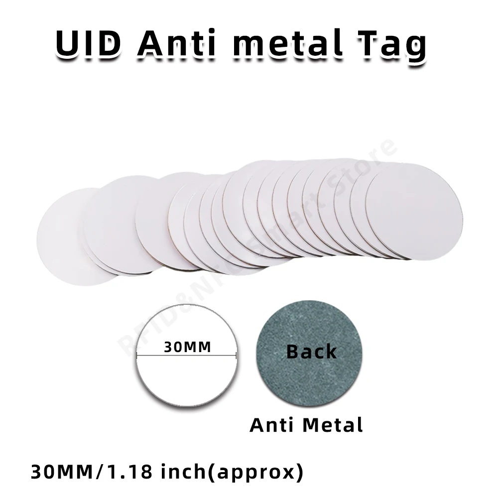 UID Tags Anti metal 13.56MHz Block 0 Sector Writable IC Cards Clone Changeable UID Phone Sticker 1K S50 RFID Access Control Card