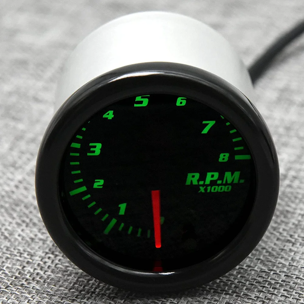  ڵ Ÿڹ  跮, 7   Ÿڹ 跮, 0-8000 RPM LED Ÿ , 12V, 2 ġ, 52mm