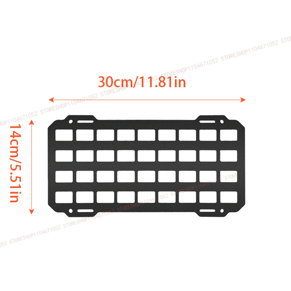 Taktisches Molle-Panel für Autofenster-Organizer – modulare Aufbewahrung, universelle Passform für Pickup/SUV-Innenraum aus ABS-Legierung – Detail 4