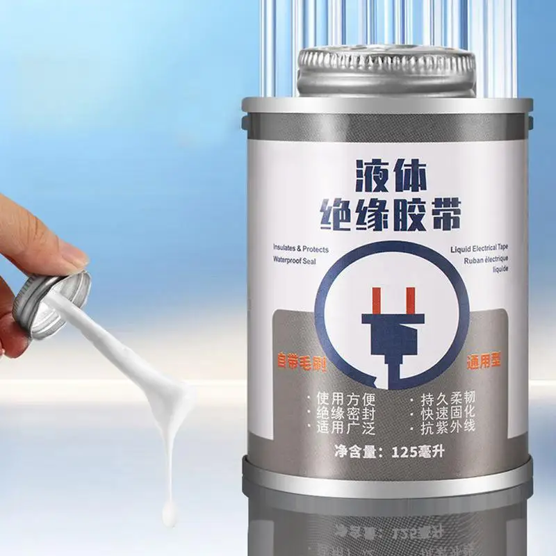 Cola de Isolamento Elétrico do Cabo de Alta Temperatura Líquido Seco Rápido Selante Elétrico Fita de Reparo 125ml