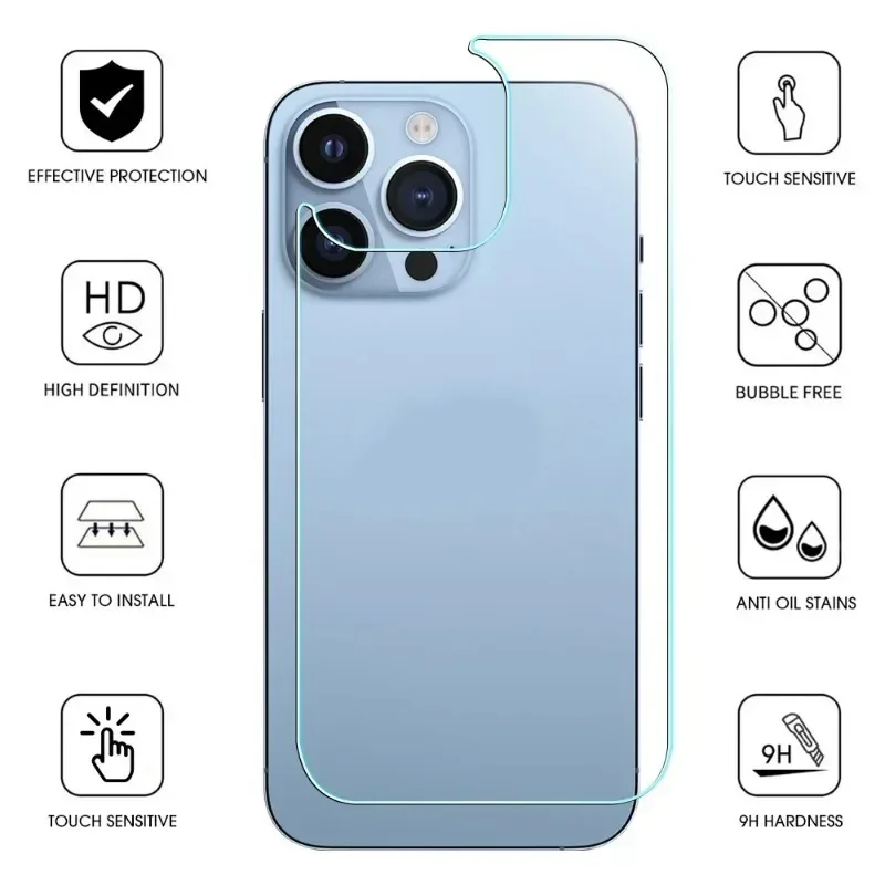 Premium Back Screen Tempered Glass Protector - Ultra-Clear and Durable Film for Enhanced Device Protection