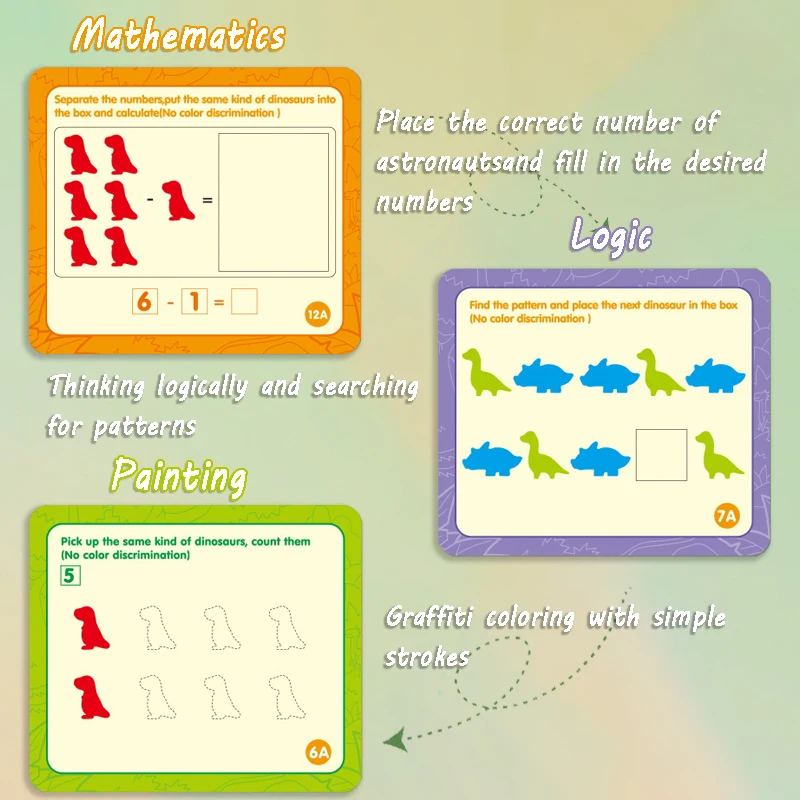 Kid Animal Sorting Sensory Toy Montessori Color Matching Math Counting Addition Subtraction Learn Game Preschool Educational Toy