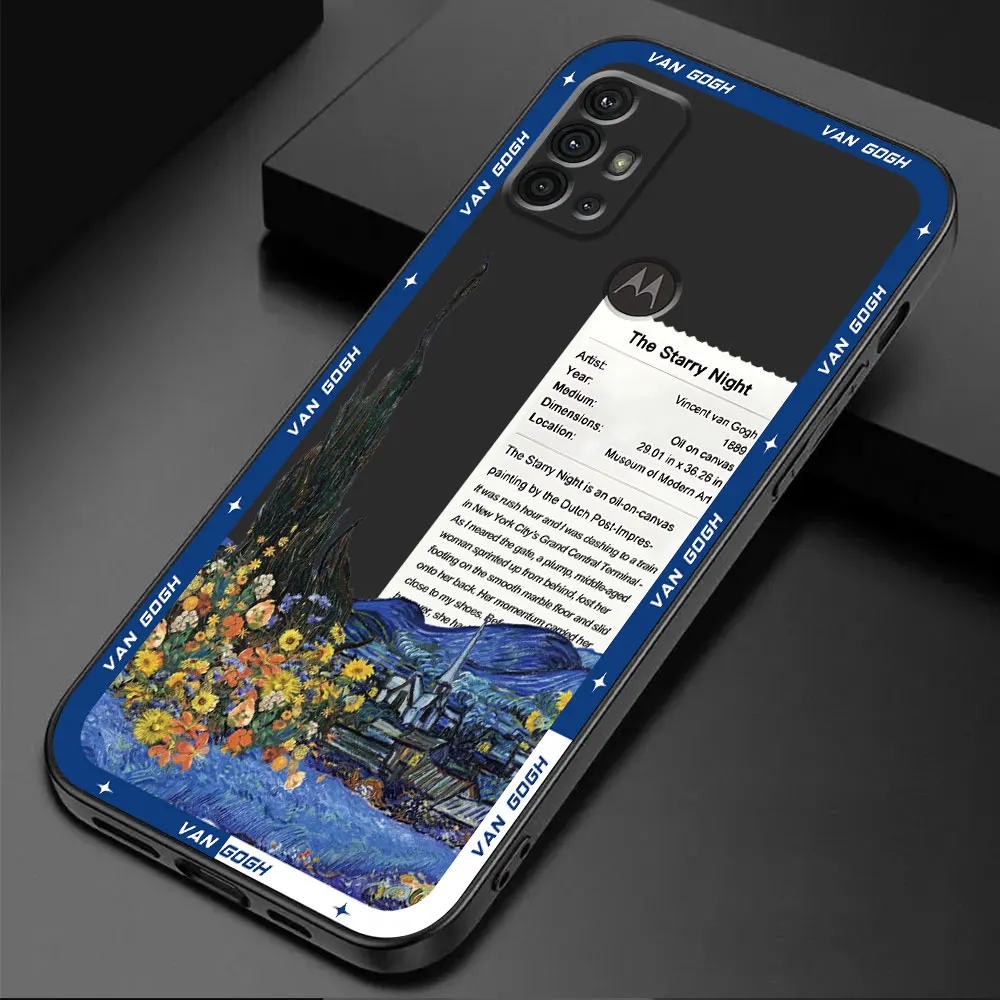 Van Gogh Sunflowers & Starry Night Art Phone Case Cover