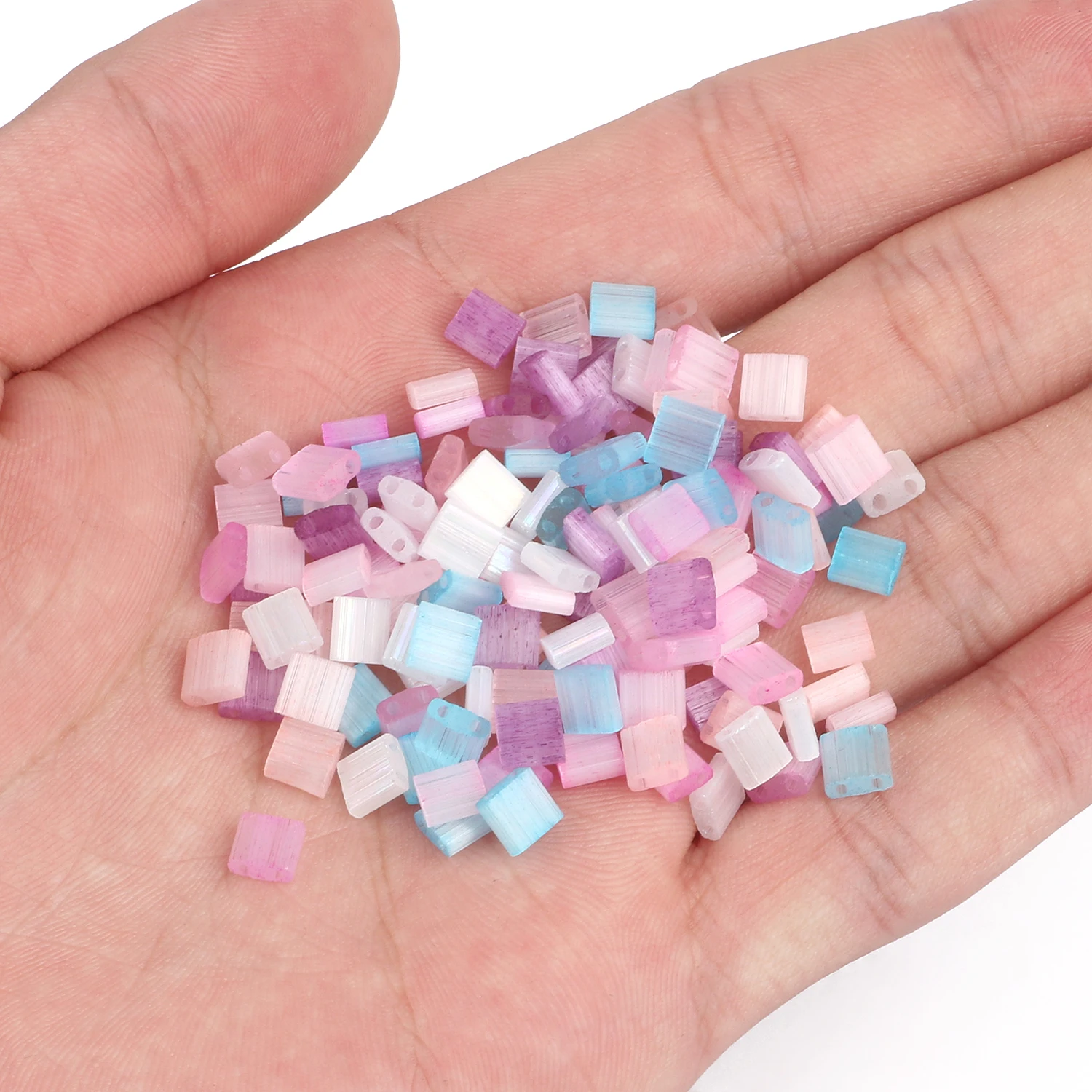 Two Hole Glass Seed Beads 3