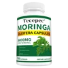 Natural Moringa Capsules, Rich in Vitamins, Minerals and Antioxidants, Support Heart and Brain Health, Balance Energy Levels