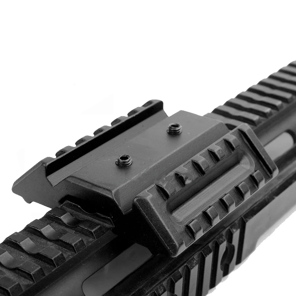 Hunting Tactical Dual 45 Degree Offset Mount 20mm Weaver Picatinny Rail 