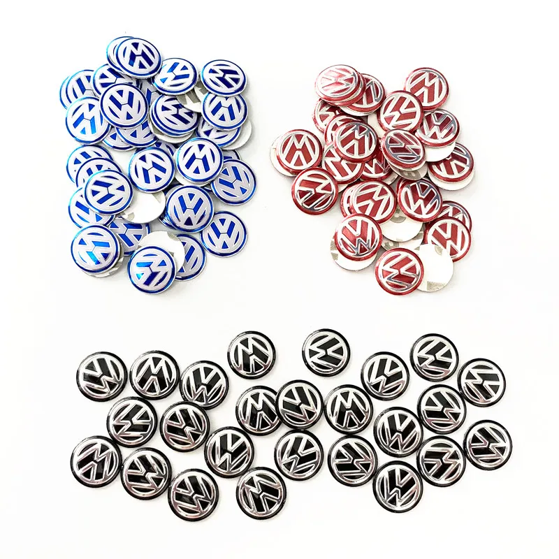 VW Car Remote Shell Sticker 100 Pcs car decal,car emblem,epoxy sticker badge