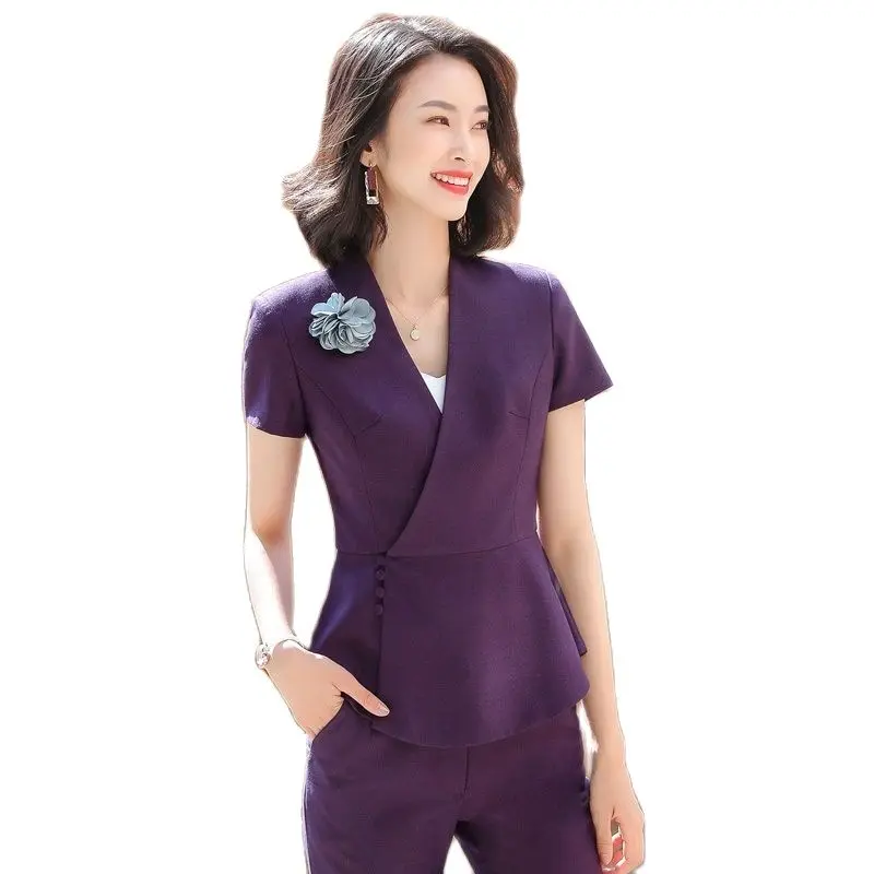 high-quality-fabric-elegant-purple-formal-uniform-designs-pantsuits-with-pants-and-jackets-coat-women-business-blazers-set