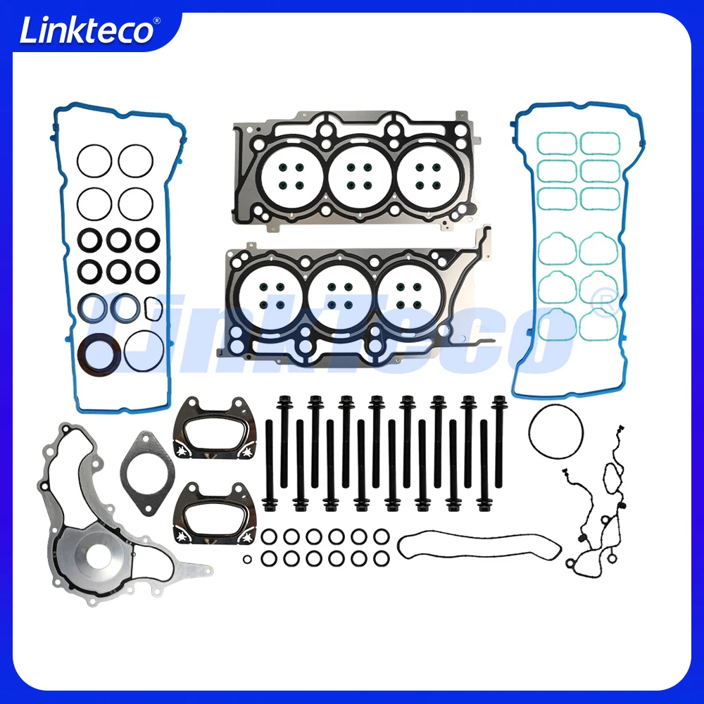 Engine Head Cylinder Full gasket set & Bolt Fit 3.6 T L V6 ERB ERC For 11-20 Chrysler Dodge CHARGER Jeep Ram 1500 3.6L Pentastar