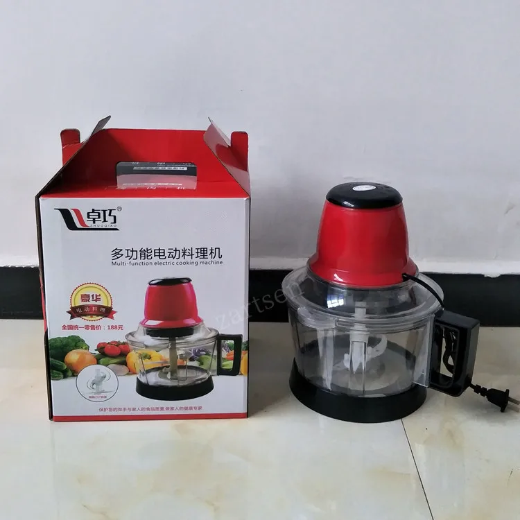 Description Picture 4 of item3L Powerful Meat Grinder Spice Garlic Vegetable Chopper Electric Automatic Mincing Machine Household Grinder Food Processor
