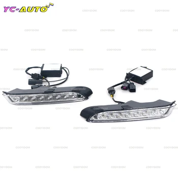 Luci di marcia diurna per auto LED DRL per Volkswagen VW Scirocco R Line 2015 2016 Indicatore di direzione