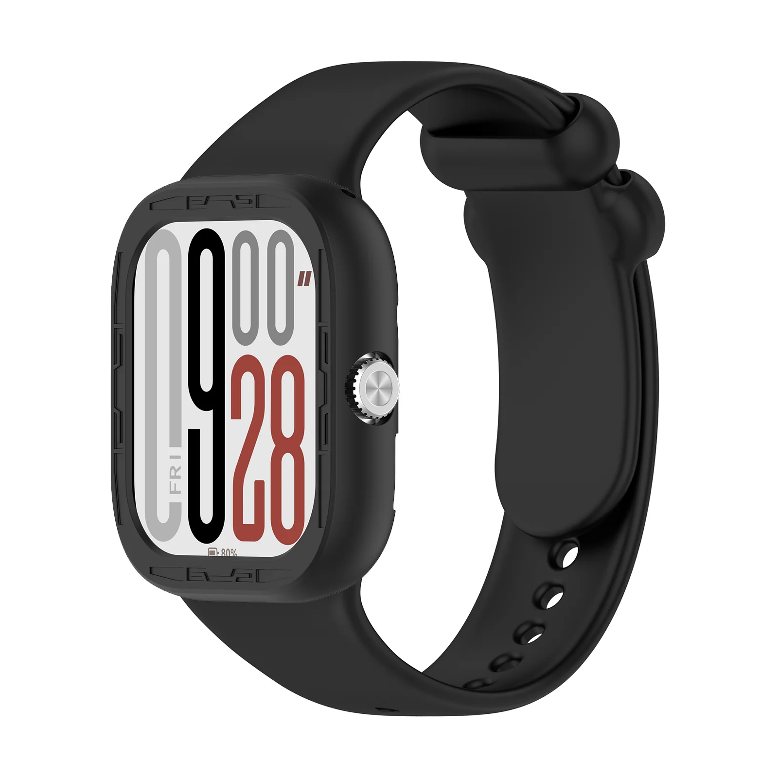 Soft Silicone Sports Watch Band and Protective Case