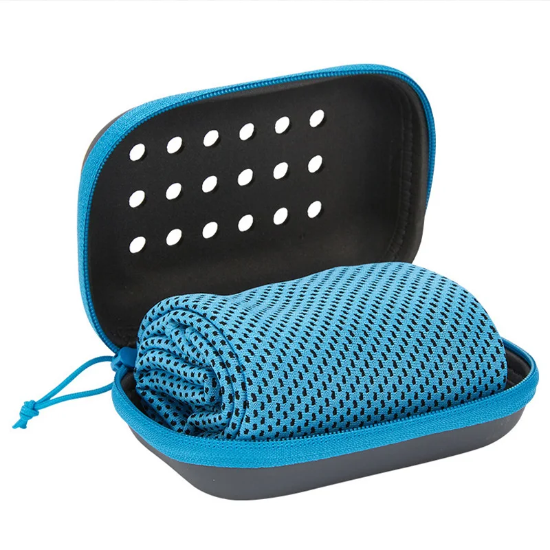 Sports Towel Fiber EVA Boxed Cool Sports Towels Outdoor Fitness Quick Drying Towels Sweat Absorption ice Towels Running Sports 2