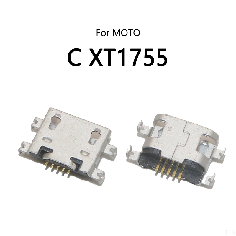 

50 шт./лот для Motorola MOTO C Plus XT1755 USB зарядная док-станция зарядный разъем порт разъем