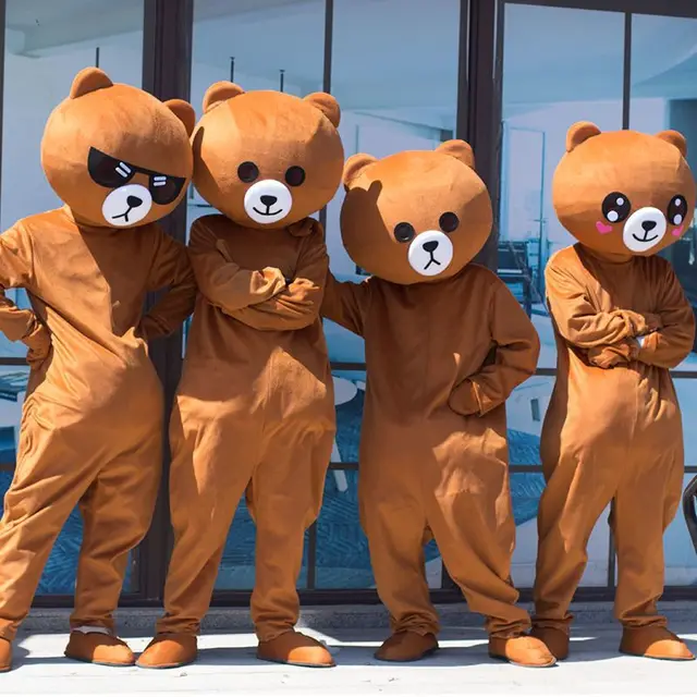 Cosplay Bear Mascot Costume Cartoon character costume Advertising Costume Party Costume animal carnival - Image 2