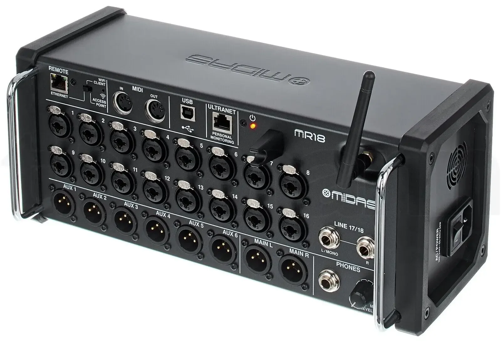 

Midas MR18 18-Input Digital Mixer for iPad/Android Tablets #000-C8H02-00010