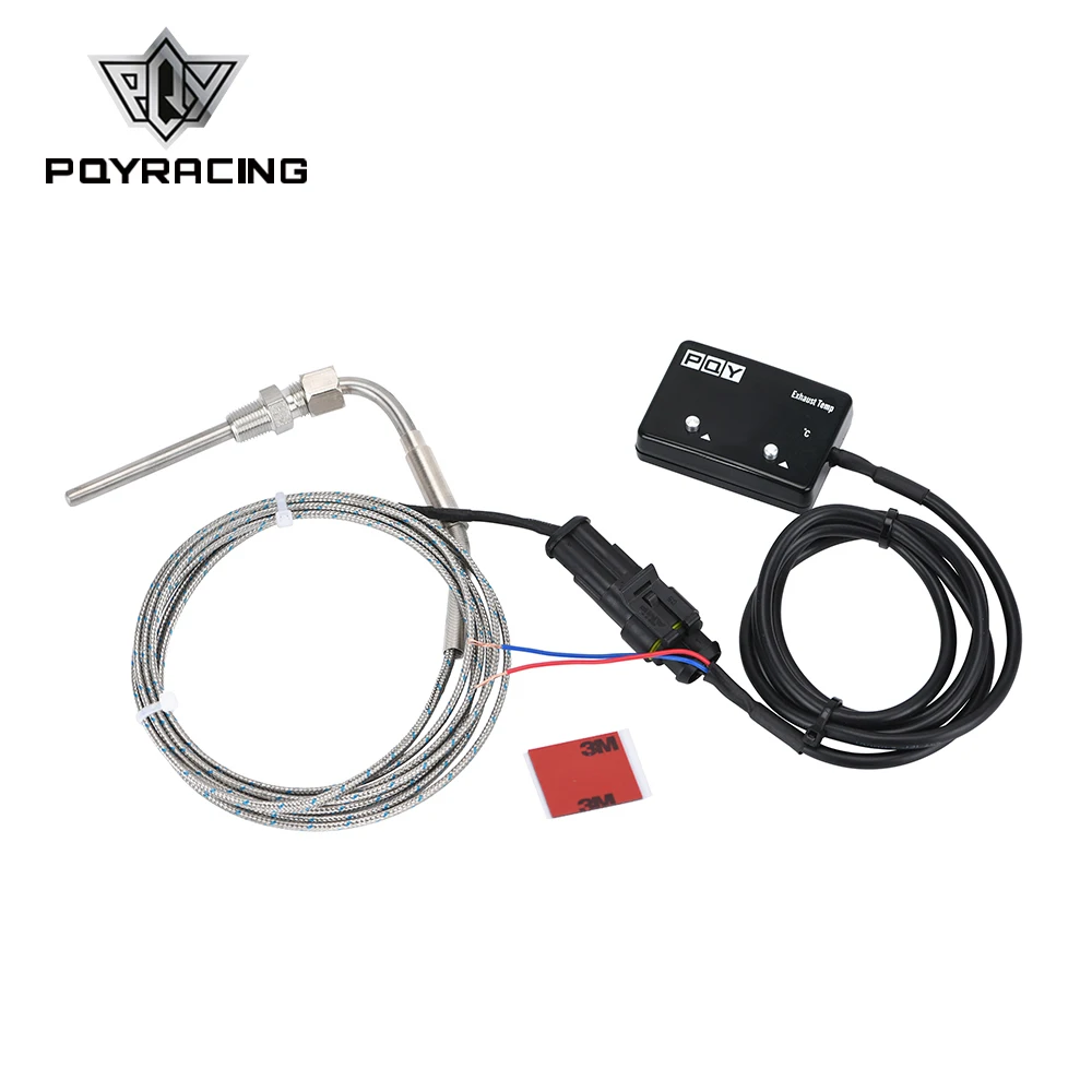 Car Exhaust Temp Gauge Exhaust Gas Meter Digital With Sensor EXT Temperature Meter Turbo for 4WD Hilux Patrol EGT PQY-TAG06-QY