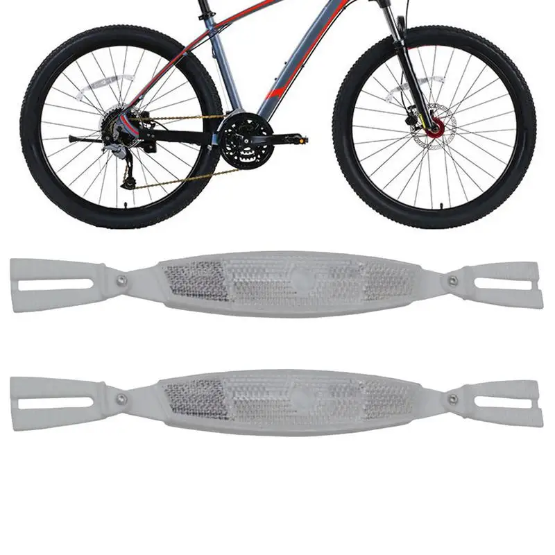 Tire Reflective Spoke 1 Pair Bright Bikes Spoke Reflectors practical Safety Warning Bicycle Accessories For Night Cycling Supply