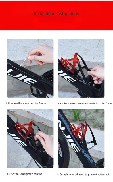 Bicycle Bottle Cages MTB Road Bicycle Water Bottle Holder Colorful Lightweight Cycling Bottle Bracket Rack Bike Accessories 6