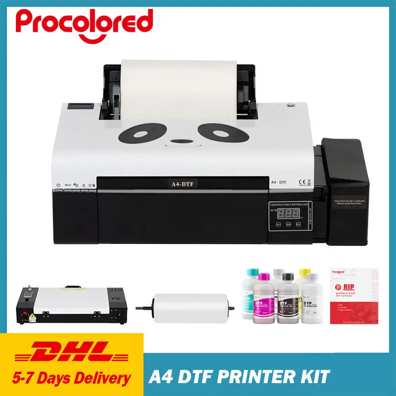A4 DTF Printer Machine A4 For Epson L805 DTF Directly Transfer Film Printer For Clothes Textile A4 DTF T-shirt Printing Machine