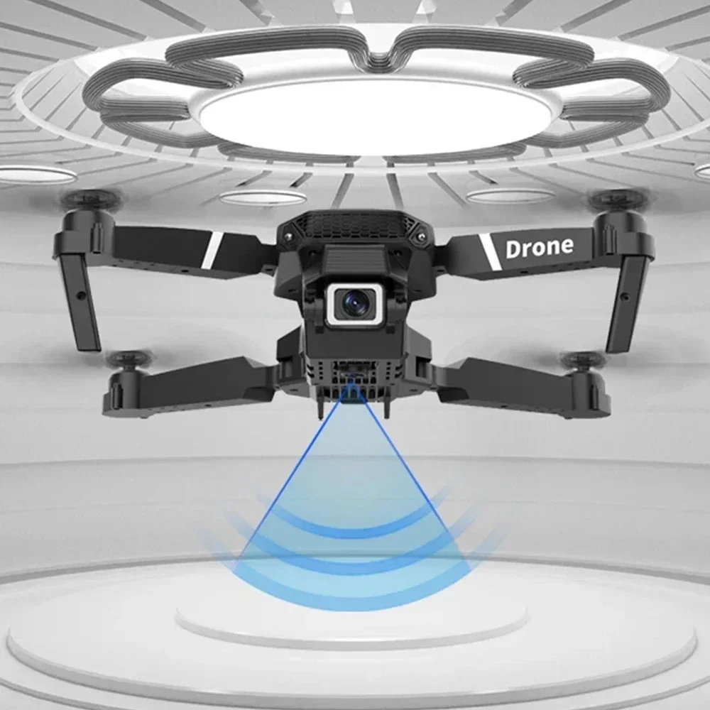 ? ? E88 4K 드론 ? ?   ? 광각 HD 카메라, WiFi FPV, 초보자 및 어린이를 위한 높이 유지 기능이 있는 접이식 RC 쿼드콥터