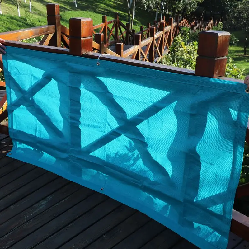 Verdickter Zaun, Sichtschutz, Anti-UV-Sonnenschutz, Schattentuch, HDPE, gestricktes Sonnenschutznetz, Hofgehäuse, Netze, Sonnenschutz, Segel – Detail 9