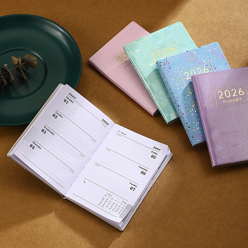 2026 미니 포켓 플래너 캘린더 할 일 목록 일상 업무 체크리스트 플래너 가정 학교 사무실용 포켓 플래너 캘린더