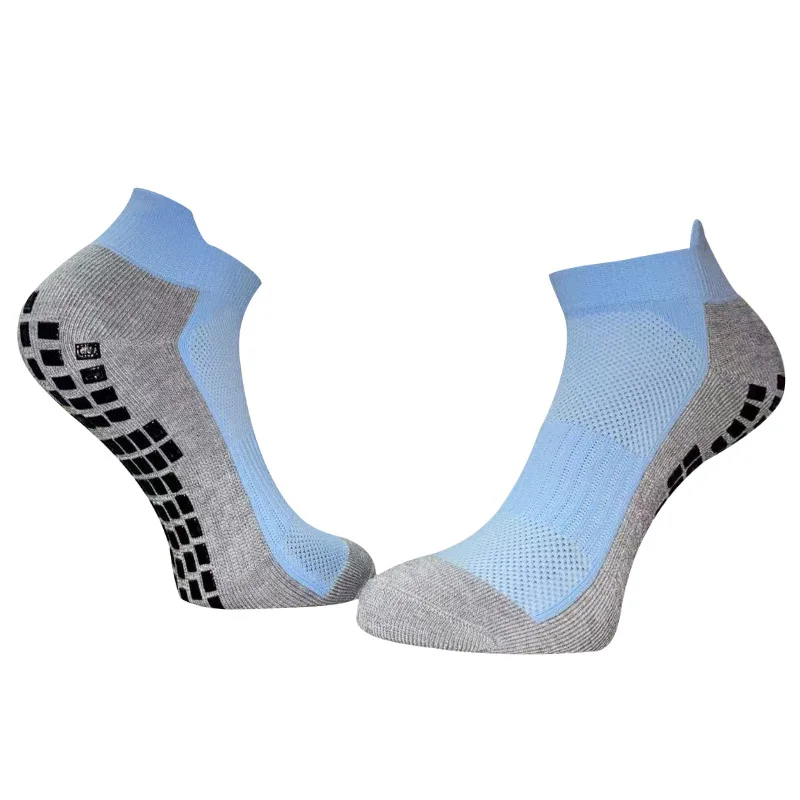 Calcetines de fútbol con suela de silicona antideslizante para adultos, medias deportivas de fútbol para interiores, calcetines de Yoga del mismo tipo que el Trusox, 10 colores