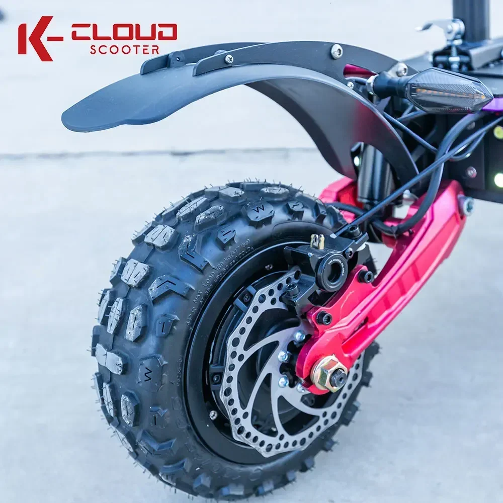V7- 6000W-60V-38.4AH dual motor top speed100KM/H Panasonic battery dual motor hydraulic brake 11-inch vacuum tire LCD display