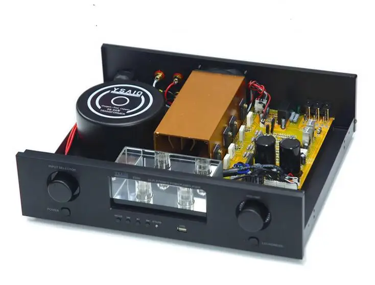 

Bluetooth E590 HIFI tube combined HIFI power amplifier support U disk MP3 WMA WAV FLAC APE 120W*2