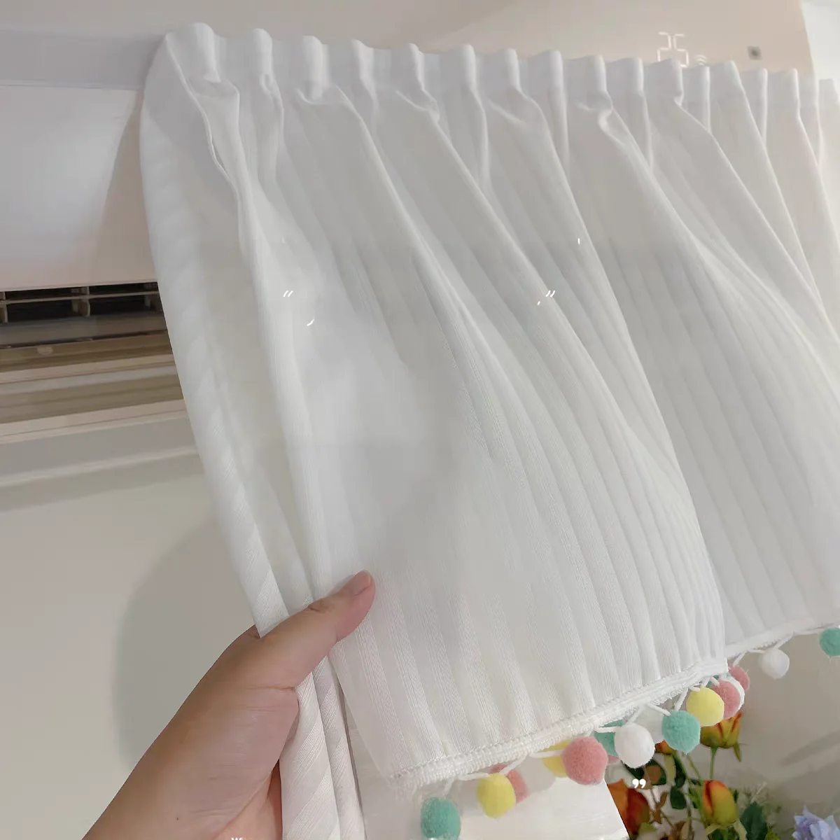 모유수유 권장사항: 에어컨 바람막이 커튼, 직풍 방지, 펀칭 불필요