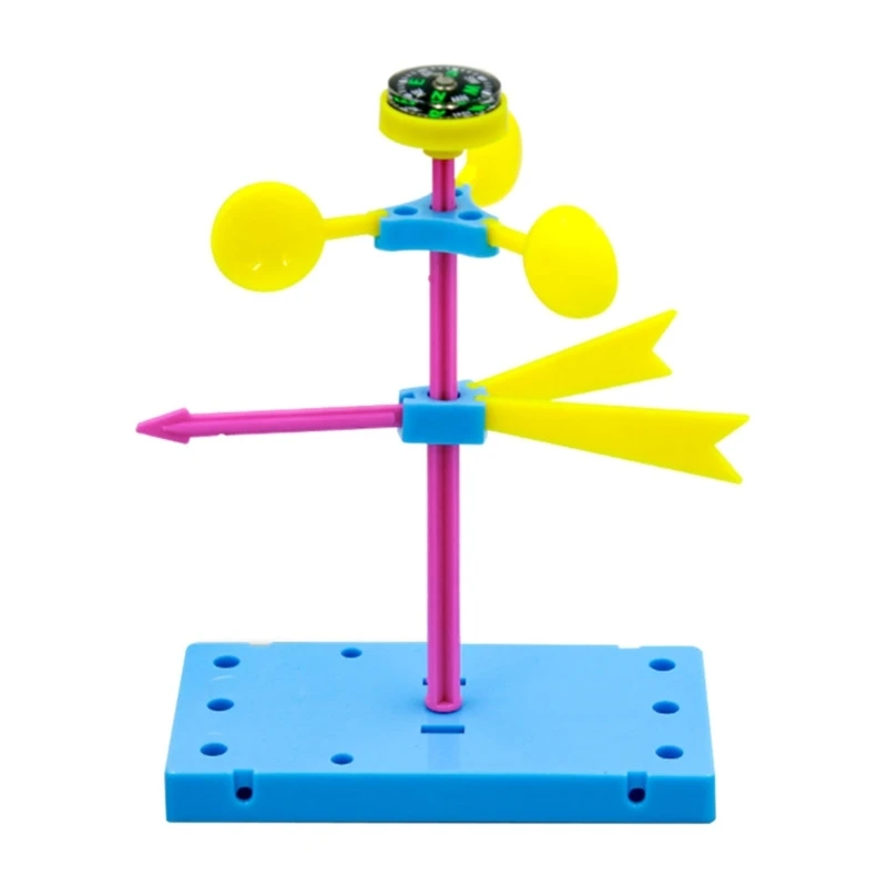 

Handmade Anemometer Wind Speed Measurement Toy for Children Physics Experiment 96BA