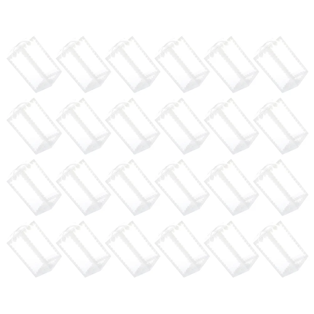 

24 Pcs Transparent Box Party Boxes Gift Favor Treat Small Bulk Clear Cake Wedding Candy Cases