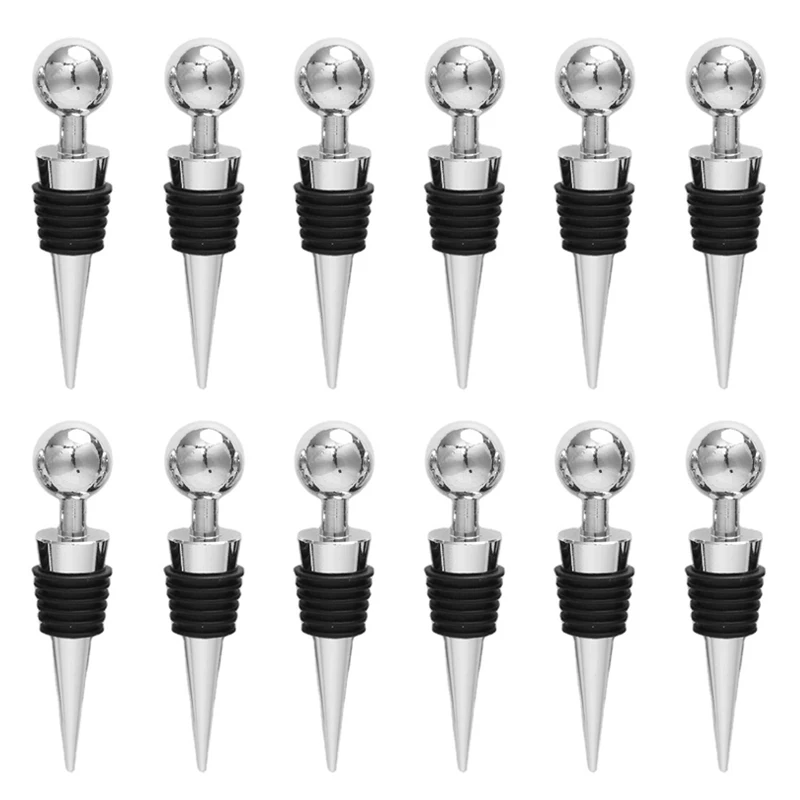 1512pcsPlasticBottleStopperWineStorageTwistCapPlugReusable